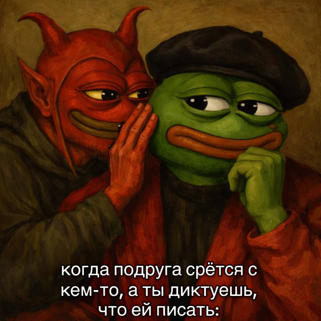Когда подруга срётся с кем то, а ты диктуешь, что ей писать
